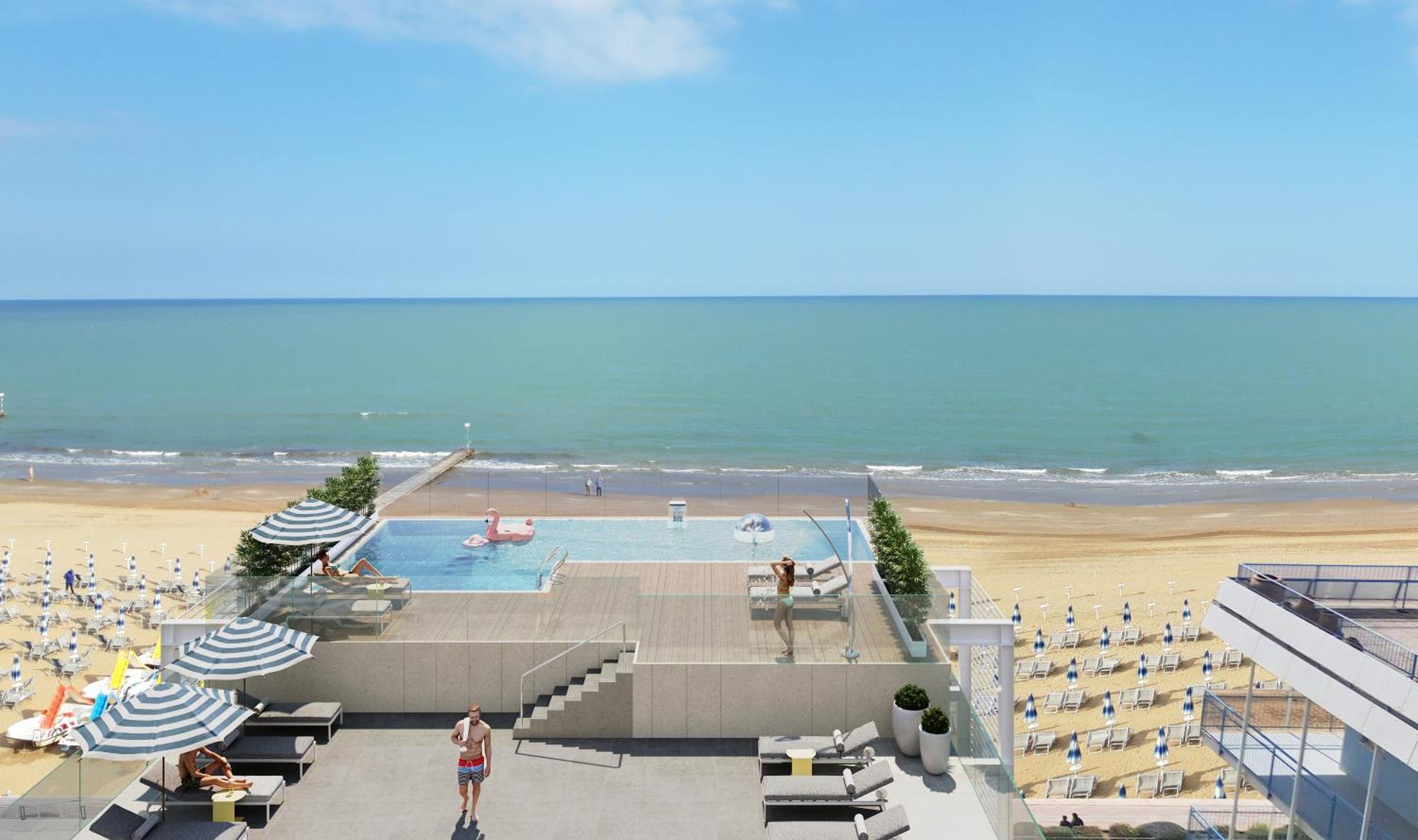 Hotel Victoria Frontemare Lido di Jesolo Exterior foto